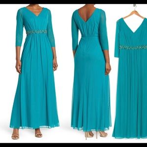 Marina Elbow Length Maxi Formal Long Dress